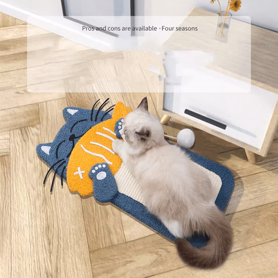 Kreatives Cartoon-Katzenkratzbrett